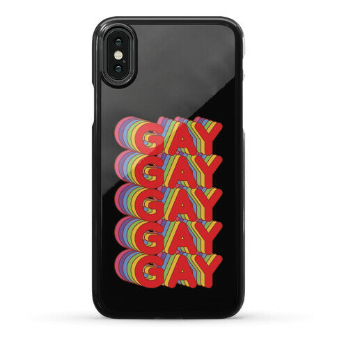 Gay Retro Rainbow Phone Case